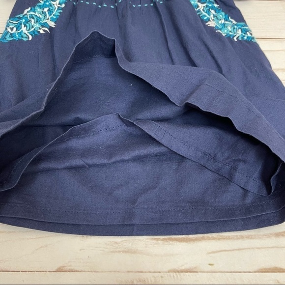 Peek Short Sleeve Embroidered Bohemian Dress Size 12-18 months - Picture 3 of 8